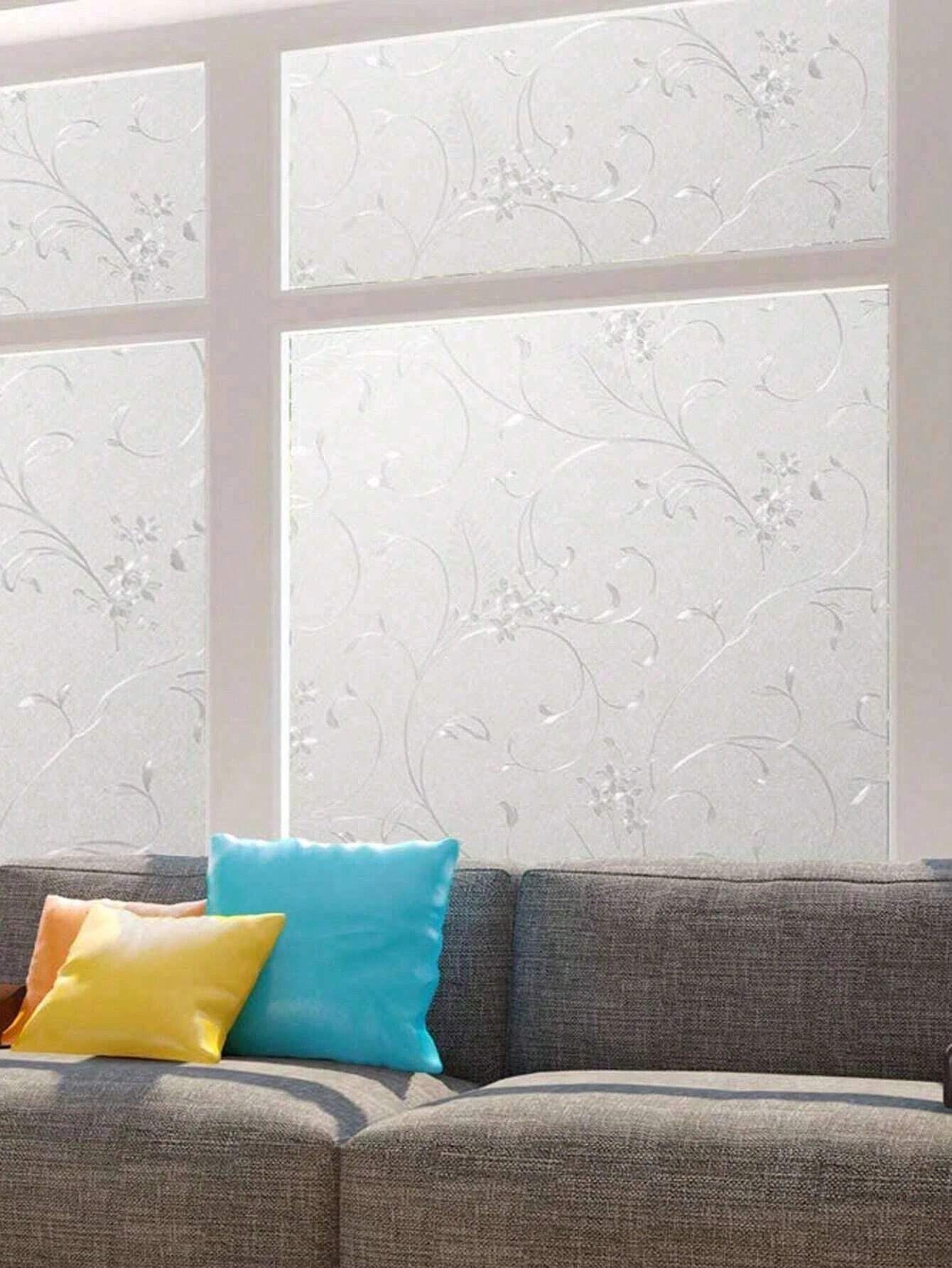 HomeBella Fensterfolie Fensterfolie Blumen Design selbsthaftend, Blickdicht günstig online kaufen