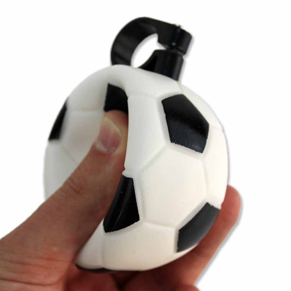 BEMIRO Fahrradklingel Fußball Fahrradhupe zum Knautschen - ca. 12 cm, (1-tlg)