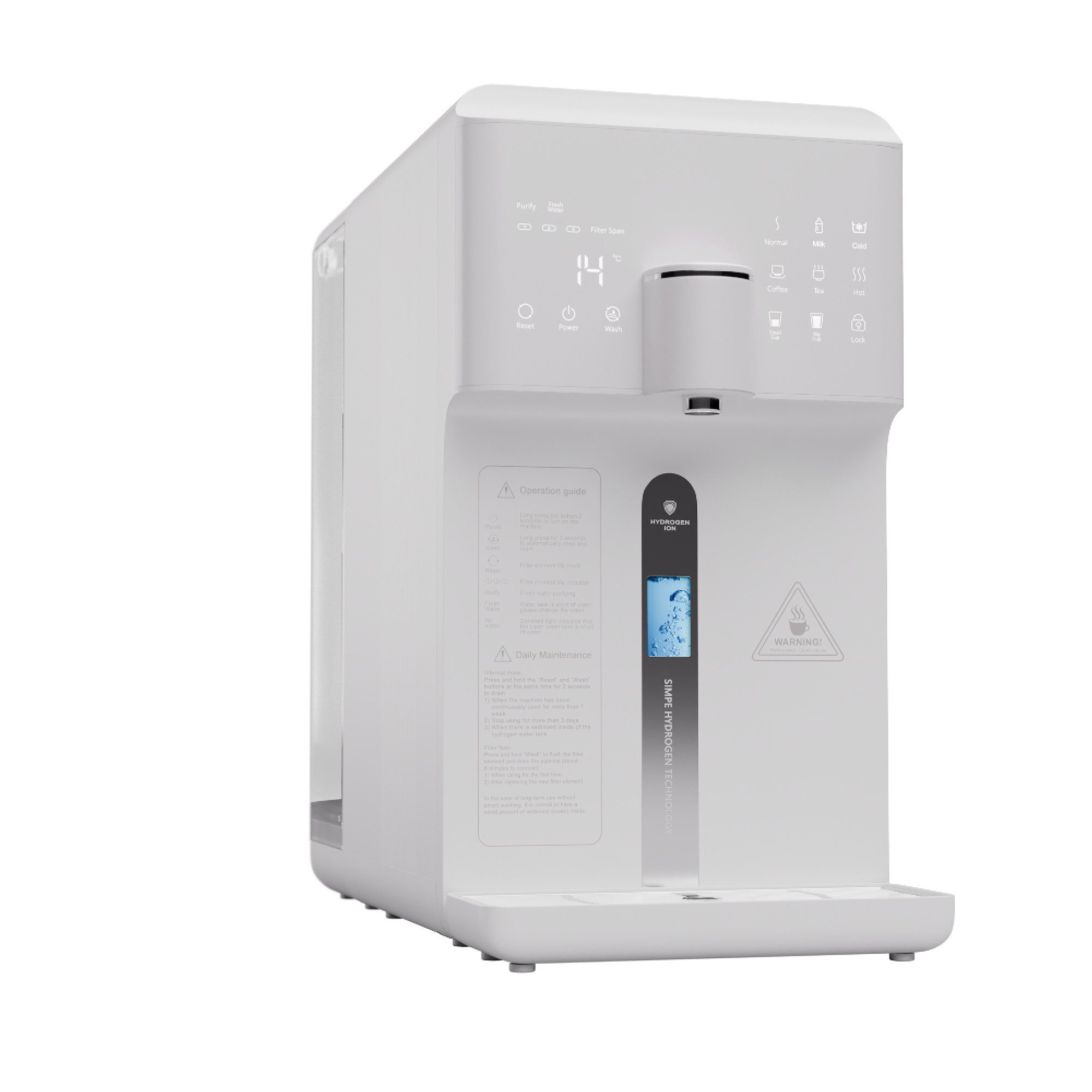Klarstein Wasserfilter AquaFina 6L, Zubehör für AquaFina, Wasseraufbereiter 5-stufige Filtration HD-Touchscreen