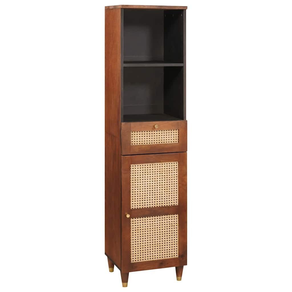 vidaXL Badezimmerspiegelschrank Sideboard mit Schubladen mit Regal Braun 38 günstig online kaufen