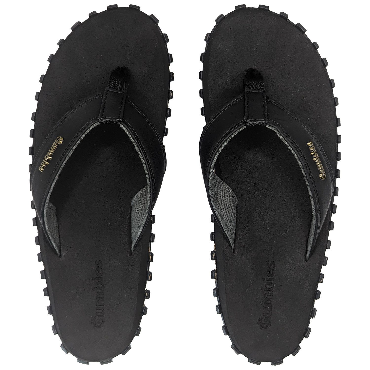 Gumbies Vegovert in Black T-Strap-Zehentrenner aus recycelten Materialien »in farbenfrohen Designs«