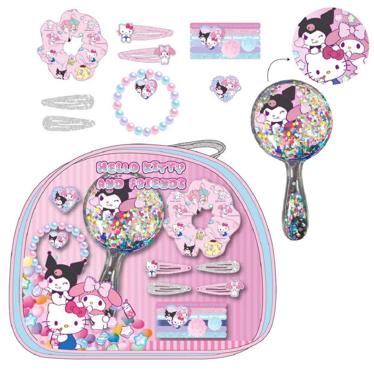 Hello Kitty Beautycase Beauty Spielset für fantasievolle Styling Spiele