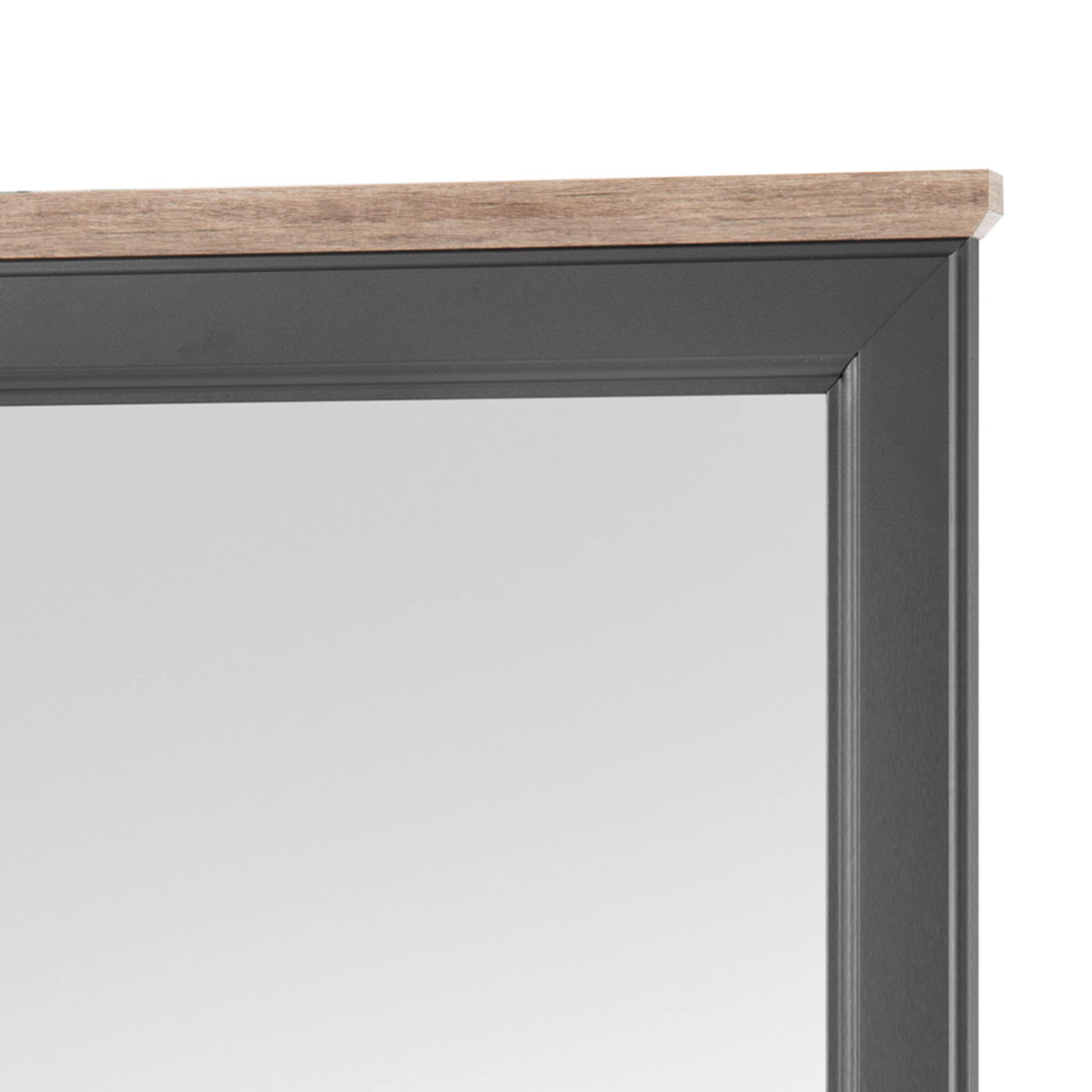 Bega Consult Garderobenspiegel Garderobenspiegel Toskana Grau Timber Wood 98x91 cm