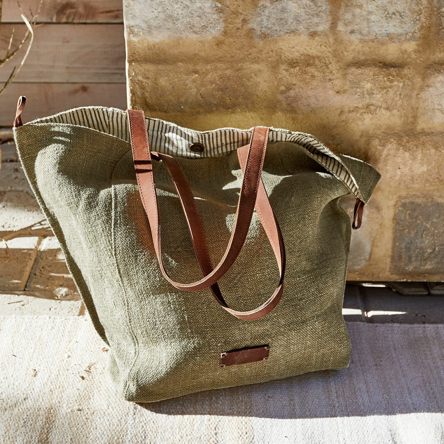 Mirabeau Handtasche Tasche Soleil grün/braun – Bild 4 von 5