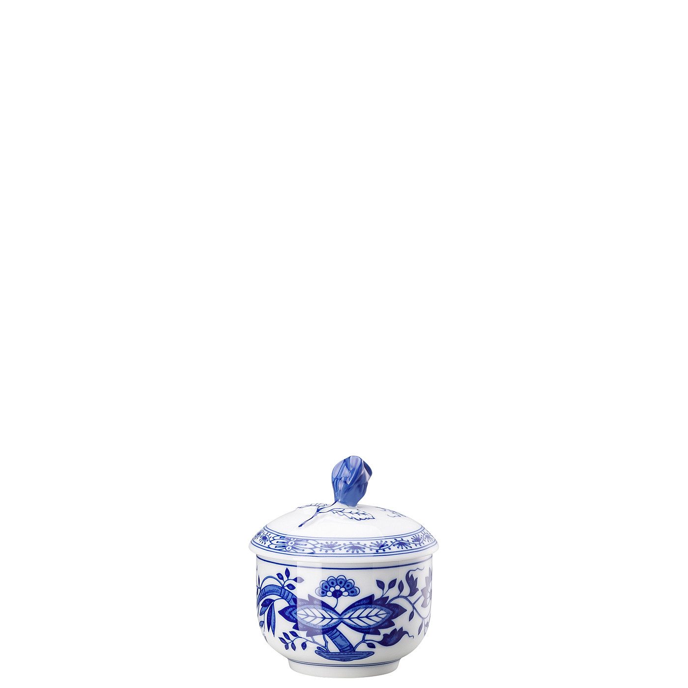 Hutschenreuther Zuckerdose Hutschenreuther Blau Zwiebelmuster Zuckerdose, Porzellan, Porzellan