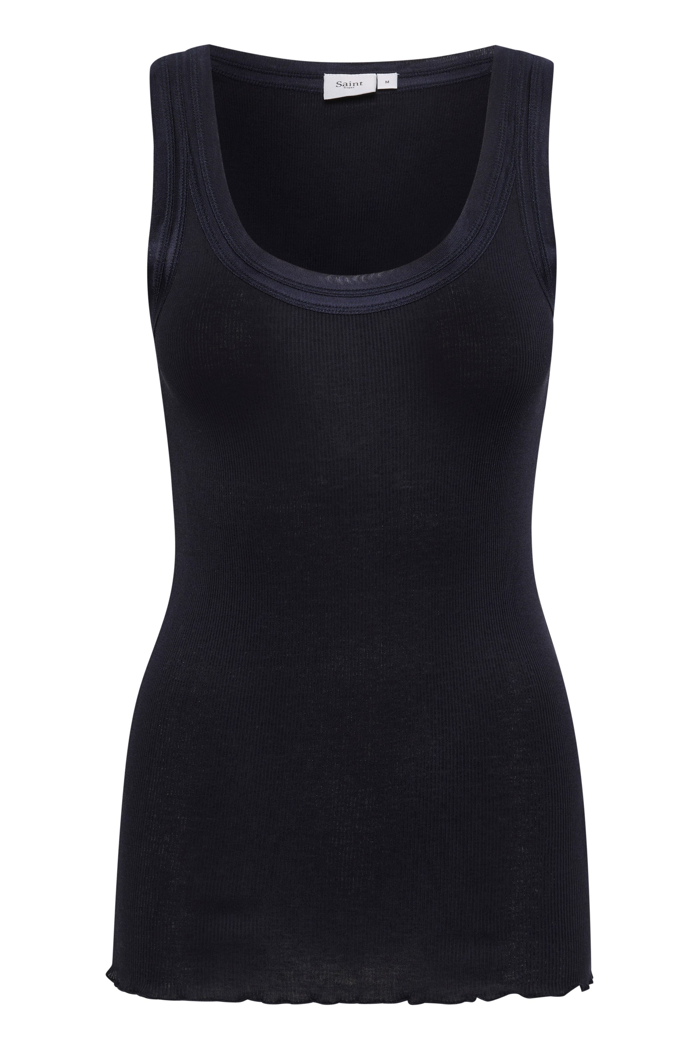 Saint Tropez Tanktop SZ-MAYA TANK TOP mit Seidenanteil