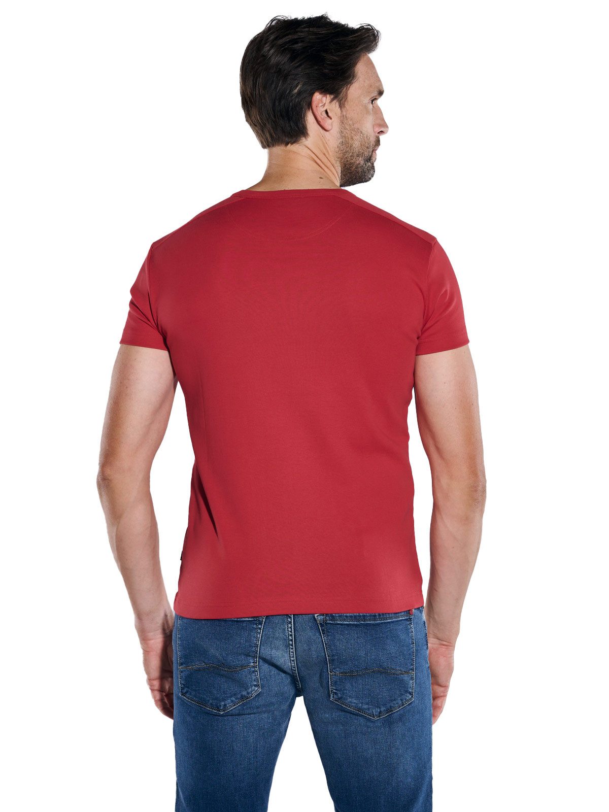Engbers T-Shirt engbers Herren Basic-Shirt "My Favorite" organic, Rot günstig online kaufen