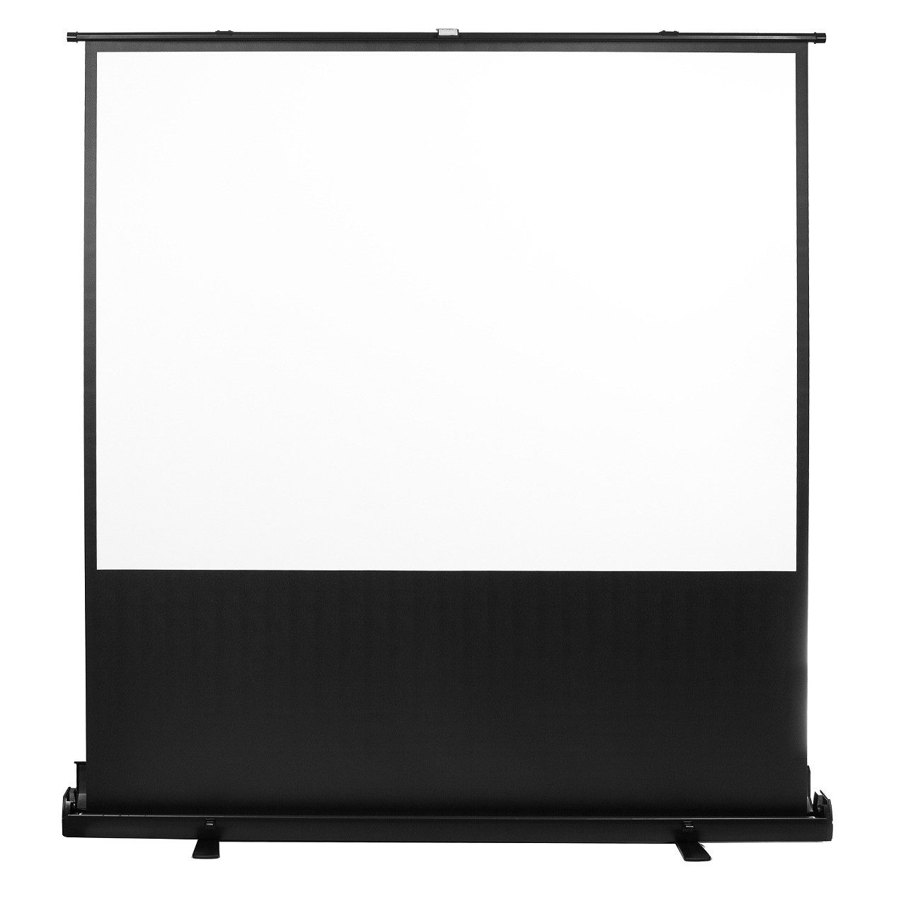 Maclean MC-210 Rolloleinwand (Bodenprojektionswand 66 Zoll 16:9 Tragbar)