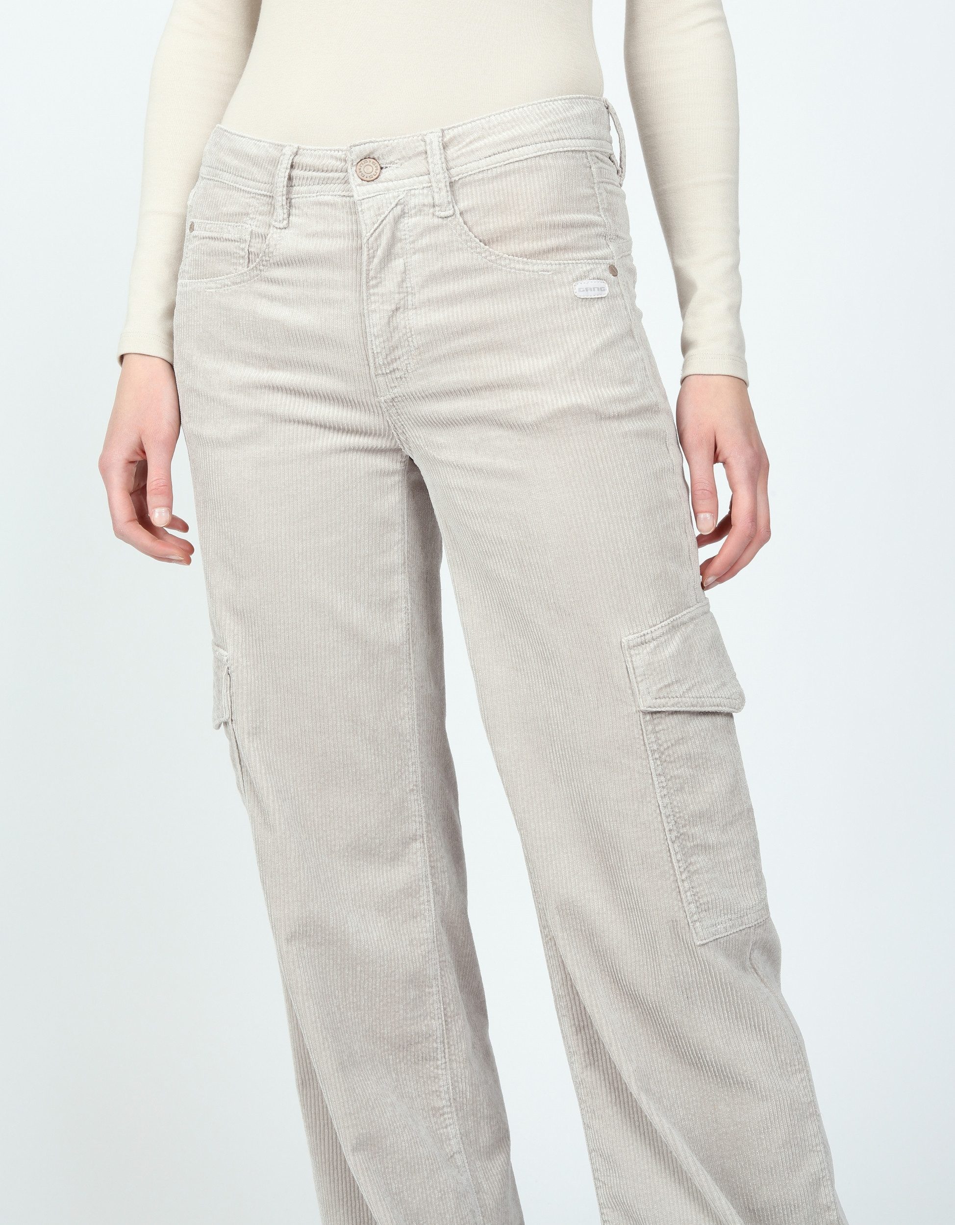 GANG Cordhose - Wide Fit - Cordhose - 94AMELIE WORKER
