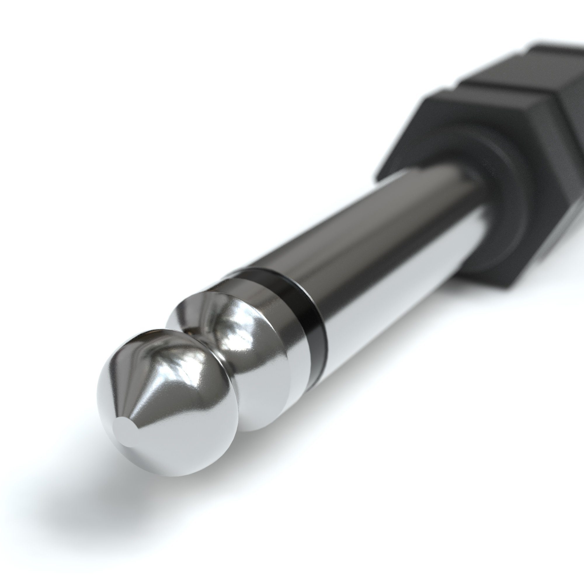 JAMEGA Klinke Adapter Mono 3.5mm auf 6.35mm TS Stecker Aux Stereo Audio Audio-Adapter