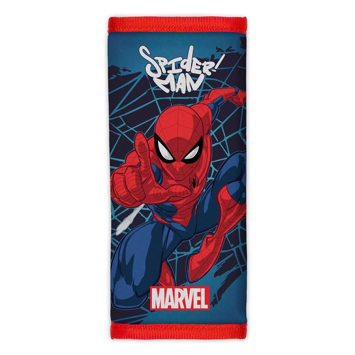 Seven Polska Kinder Sicherheitsgurt Cover "Spiderman", Gurtpolster Kinder-Sicherheitsgurt