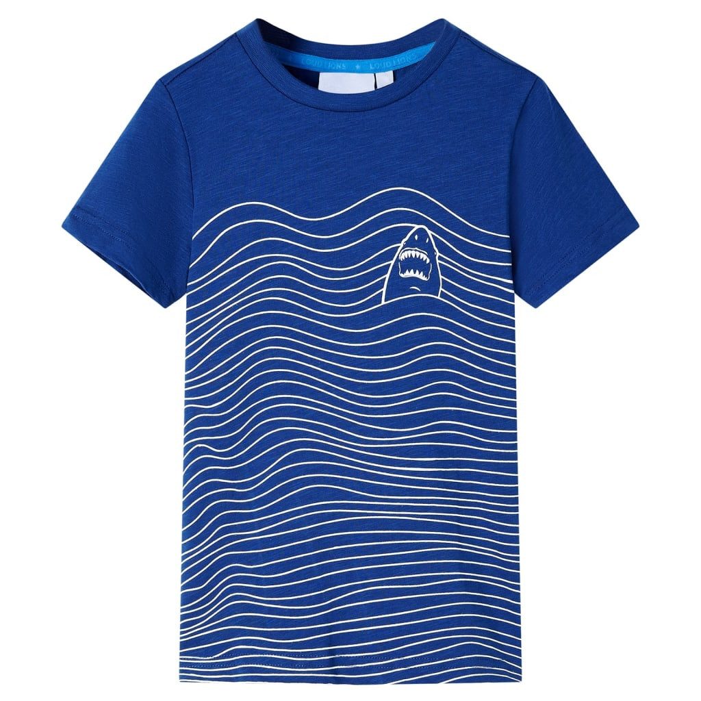T-Shirt Kinder-T-Shirt Dunkelblau 128