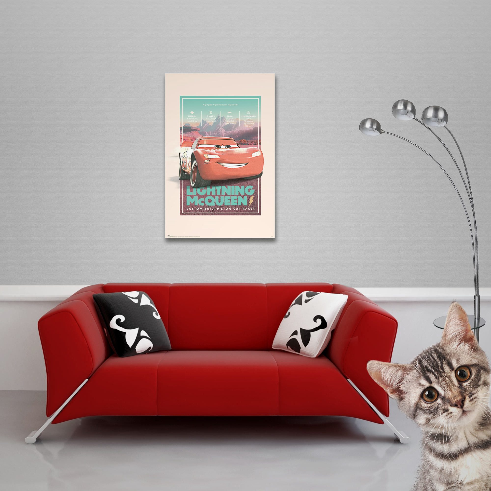 Poster Cars - Lightning - Poster 61x91,5 cm