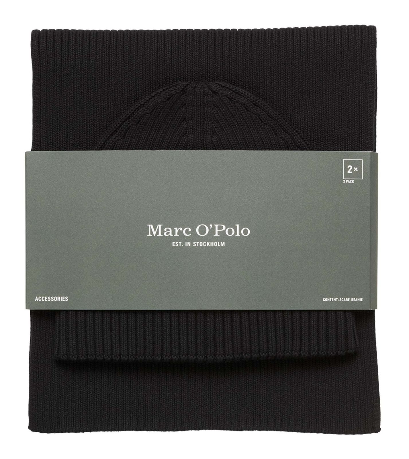Marc O'Polo Strickmütze Knitted Hat And Scarf Set (Set, 2-St)