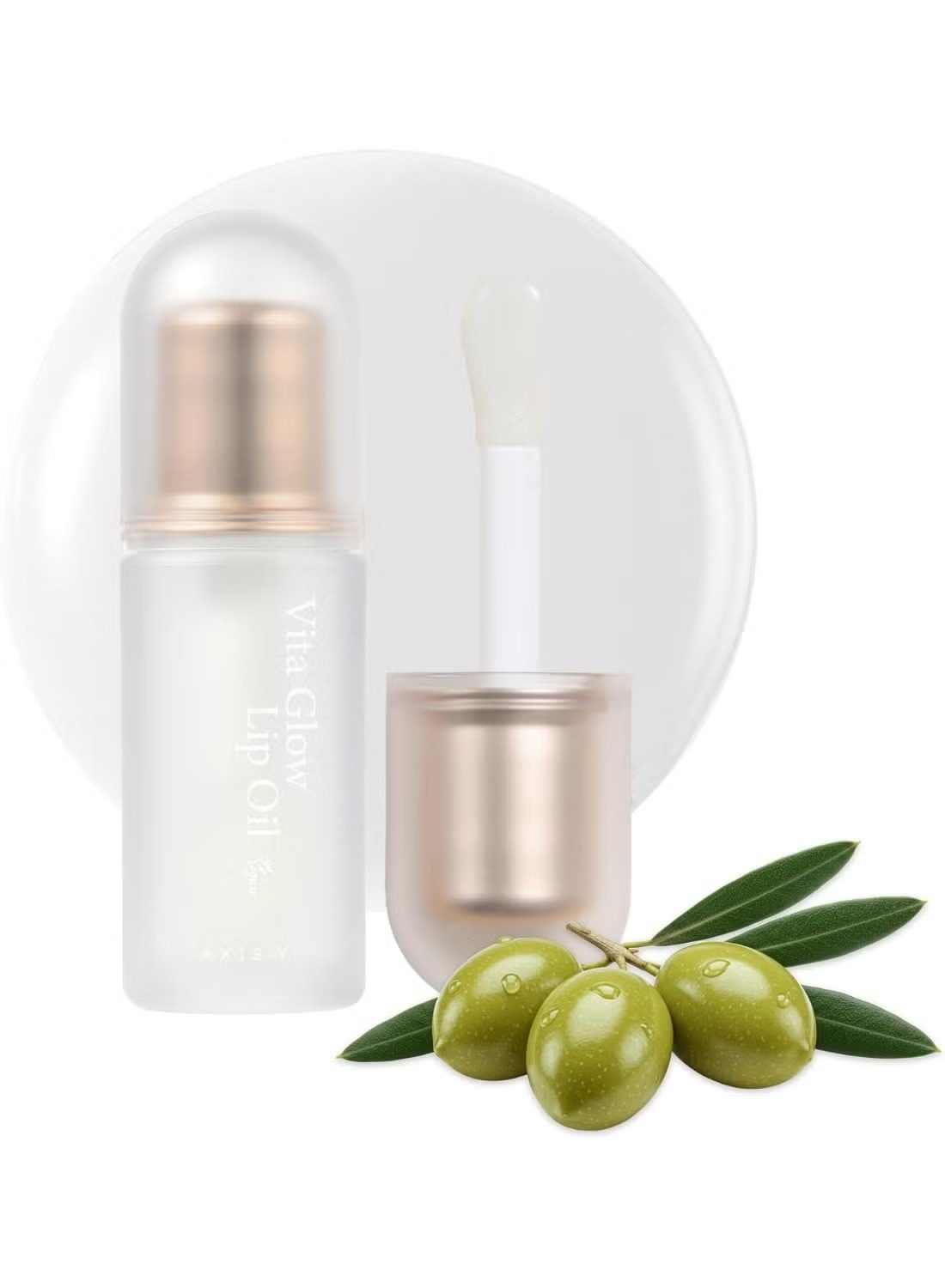 AXIS-Y Lippenöl Vita Glow Lip Oil Lippenöl Dreamy Olive 4,5 g