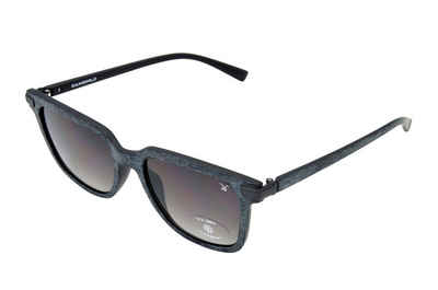 Gamswild Sonnenbrille UV400 GAMSSTYLE Modebrille Holzoptik, schmal geschnitten Damen Herren Unisex Modell WM7032 in braun, grau