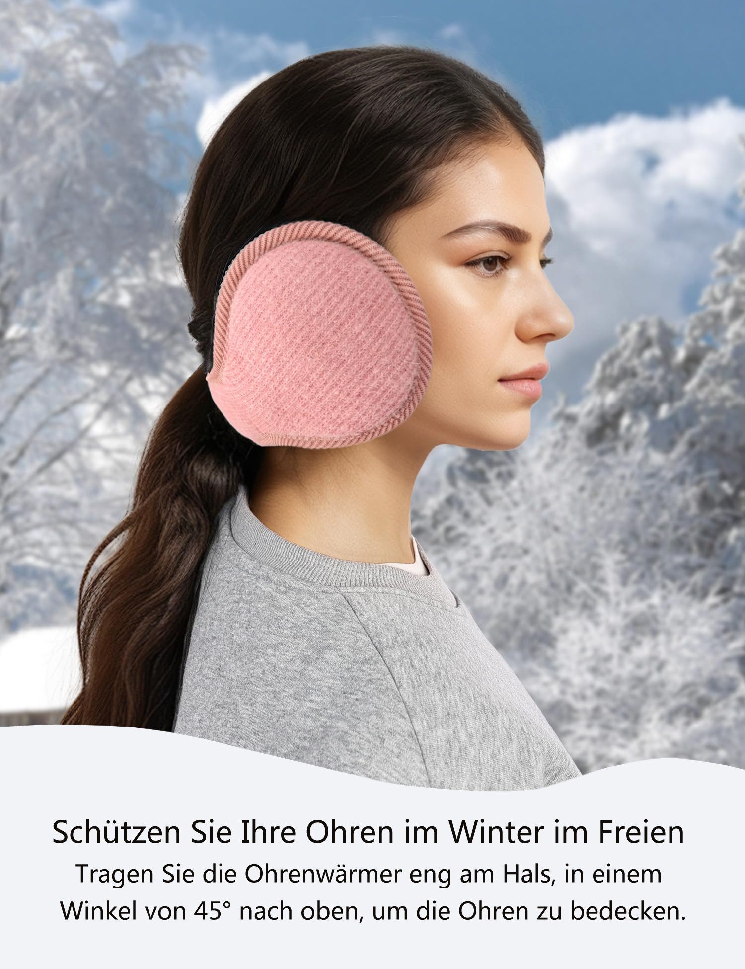 Coonoor Ohrenwärmer Unisex Winter warme Ohrenschützer günstig online kaufen