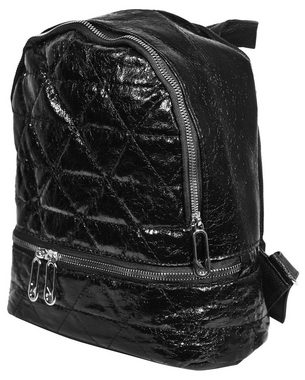 Cham Cham Rucksack Ranya Metallic Tasche Tragetasche aus Lederimitat (einzeln)