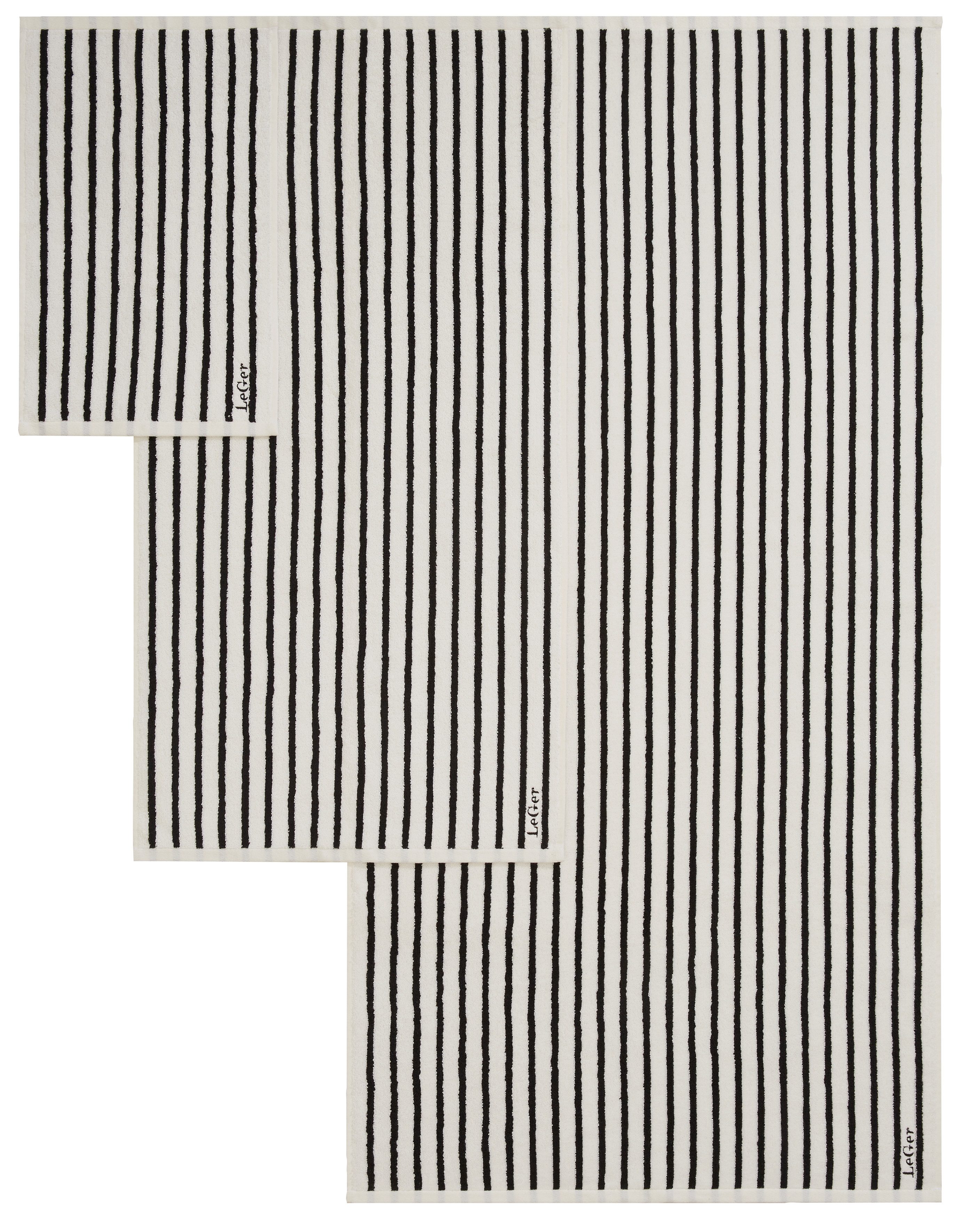 LeGer Home by Lena Gercke Handtuch Set Tamsin, Duschtücher, Handtücher, Gästetücher, Premium 500 gr/m², Frottier (Set, 6-St), mit Logostikerei, 100% Baumwolle,  – Bild 5 von 5