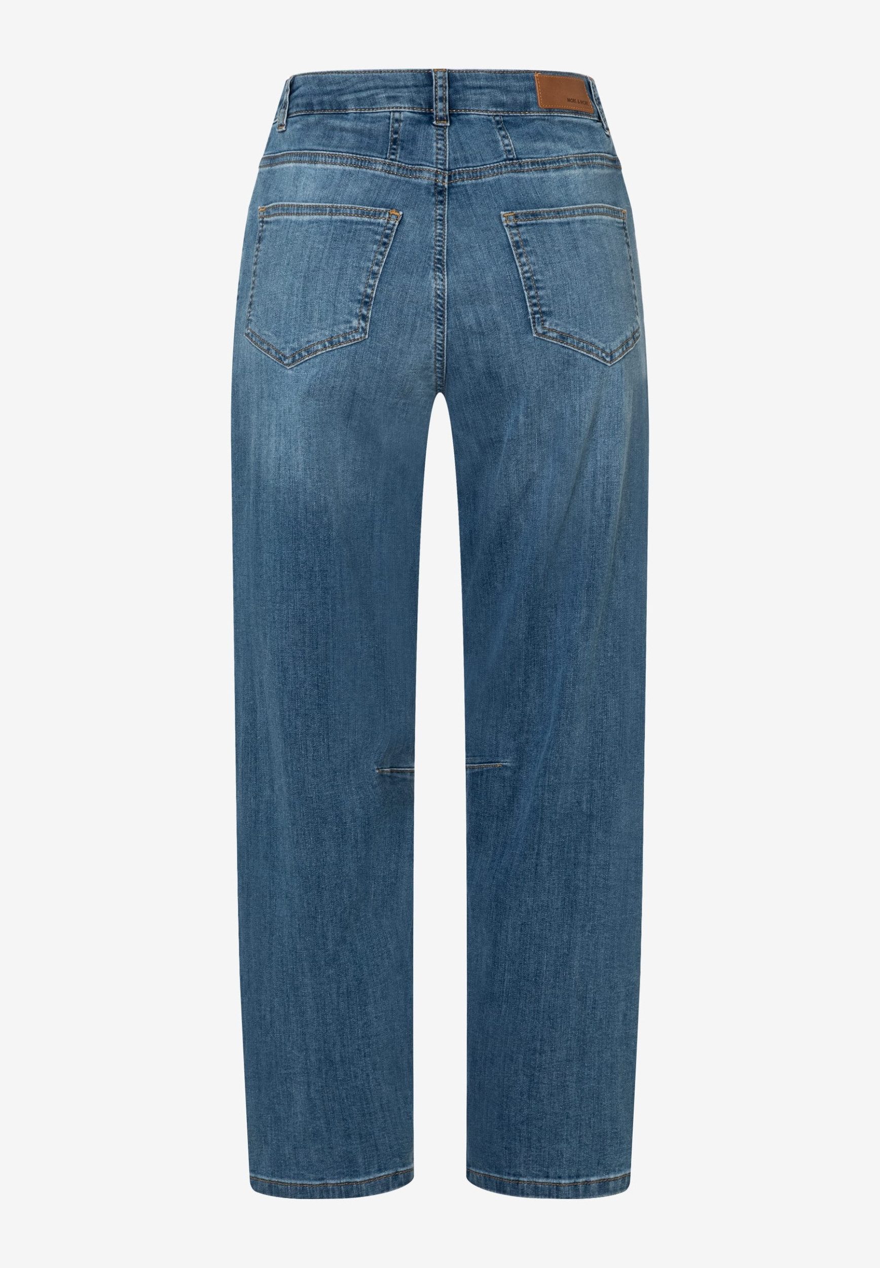 MORE&MORE 5-Pocket-Jeans Blue Denim Barrel Le günstig online kaufen