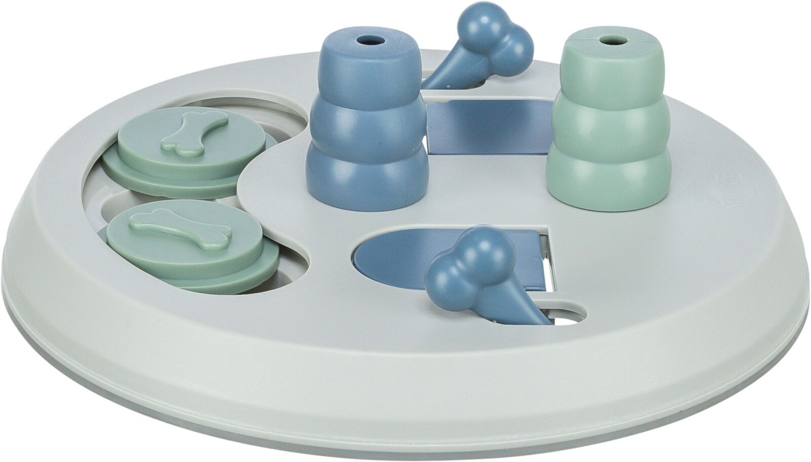 TRIXIE Tier-Intelligenzspielzeug Flip Board Strategiespiel - diverse - ø 23 cm, Kunststoff