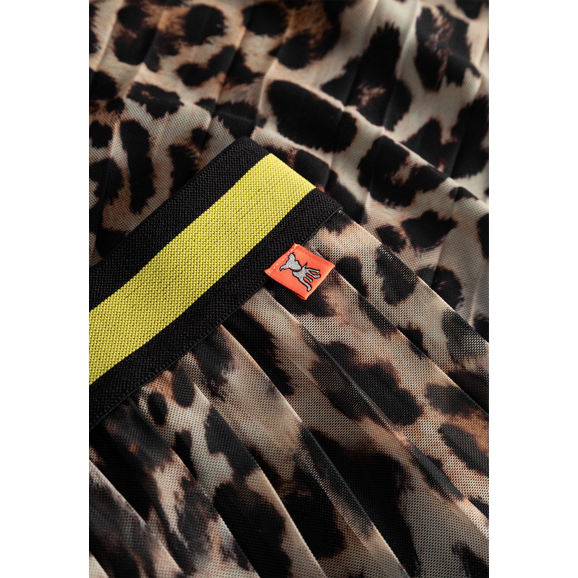 Frieda & Freddies NY Midirock Leo-Print – desert beige günstig online kaufen