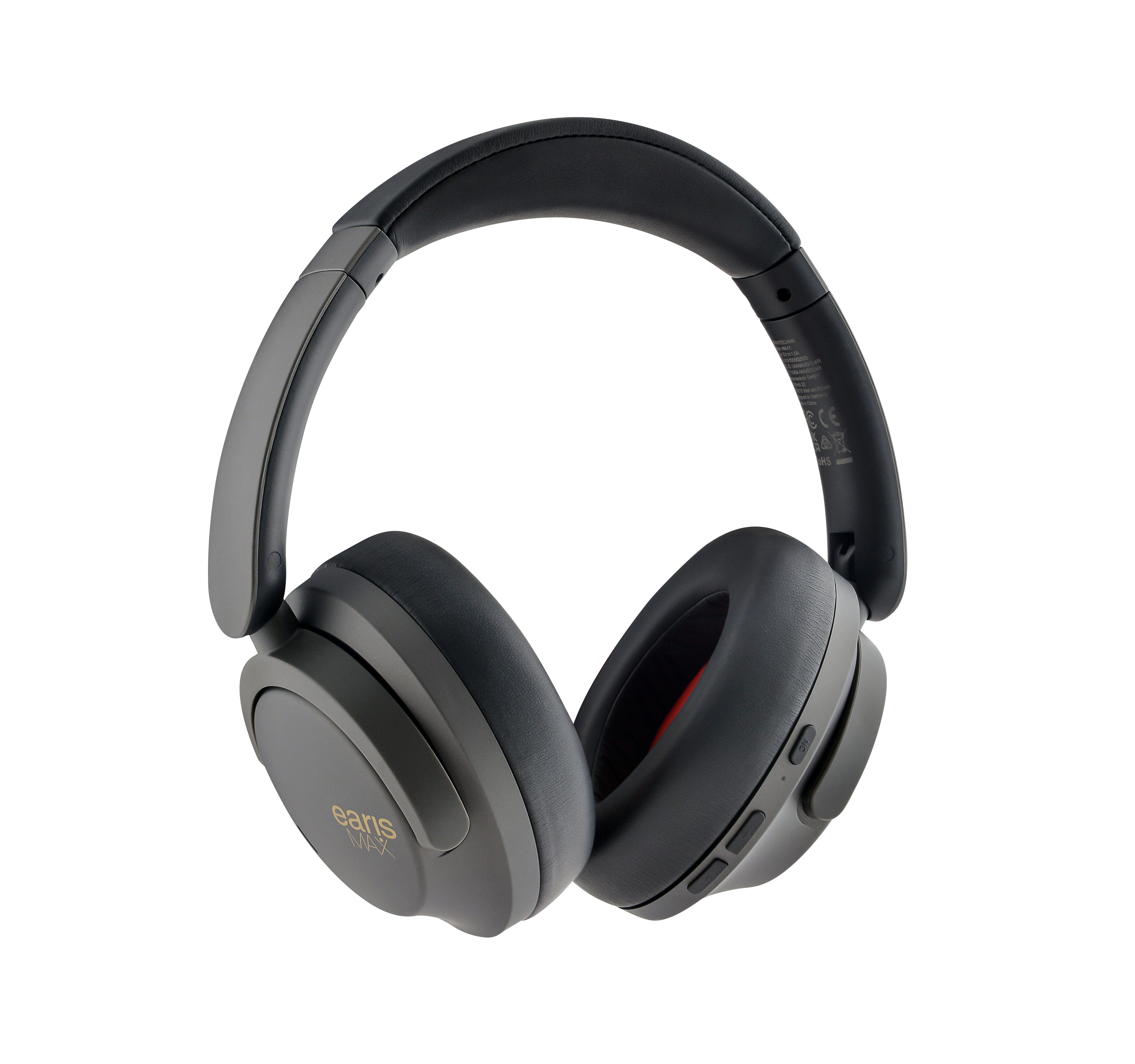 HUMANTECHNIK Bluetooth-Auracast-Kopfhörer earisMAX Bluetooth-Kopfhörer (Kopfhörer, Auracast, bluetooth, Auracast, LE audio, LC3, LDAC, Active noise cancelling)
