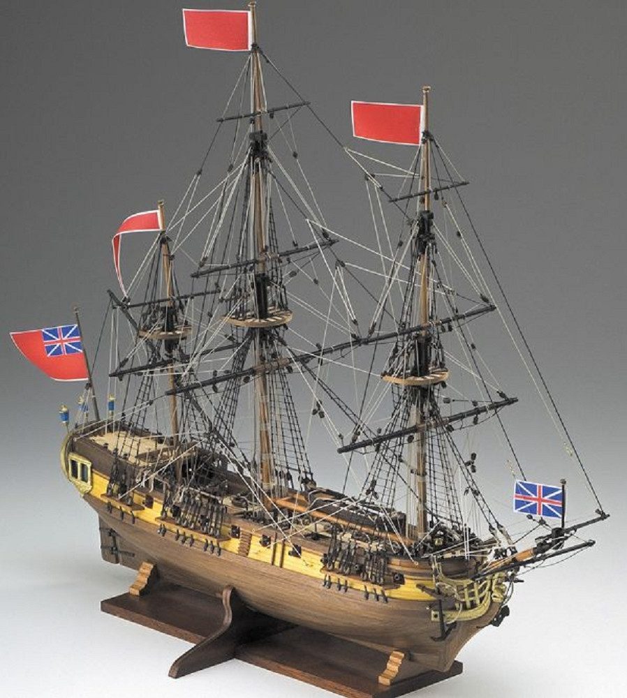 Modellbausatz HMS Greyhound 1720 Englische Fregatte 1:100 Modellbaukasten - Historis