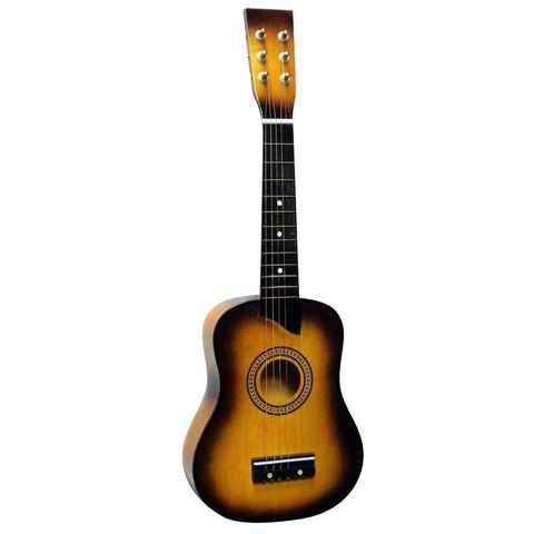 MSA Kindergitarre 1/16 Modell 6 Saiten Konzertgitarre 64cm, Lindenholz Gitarre