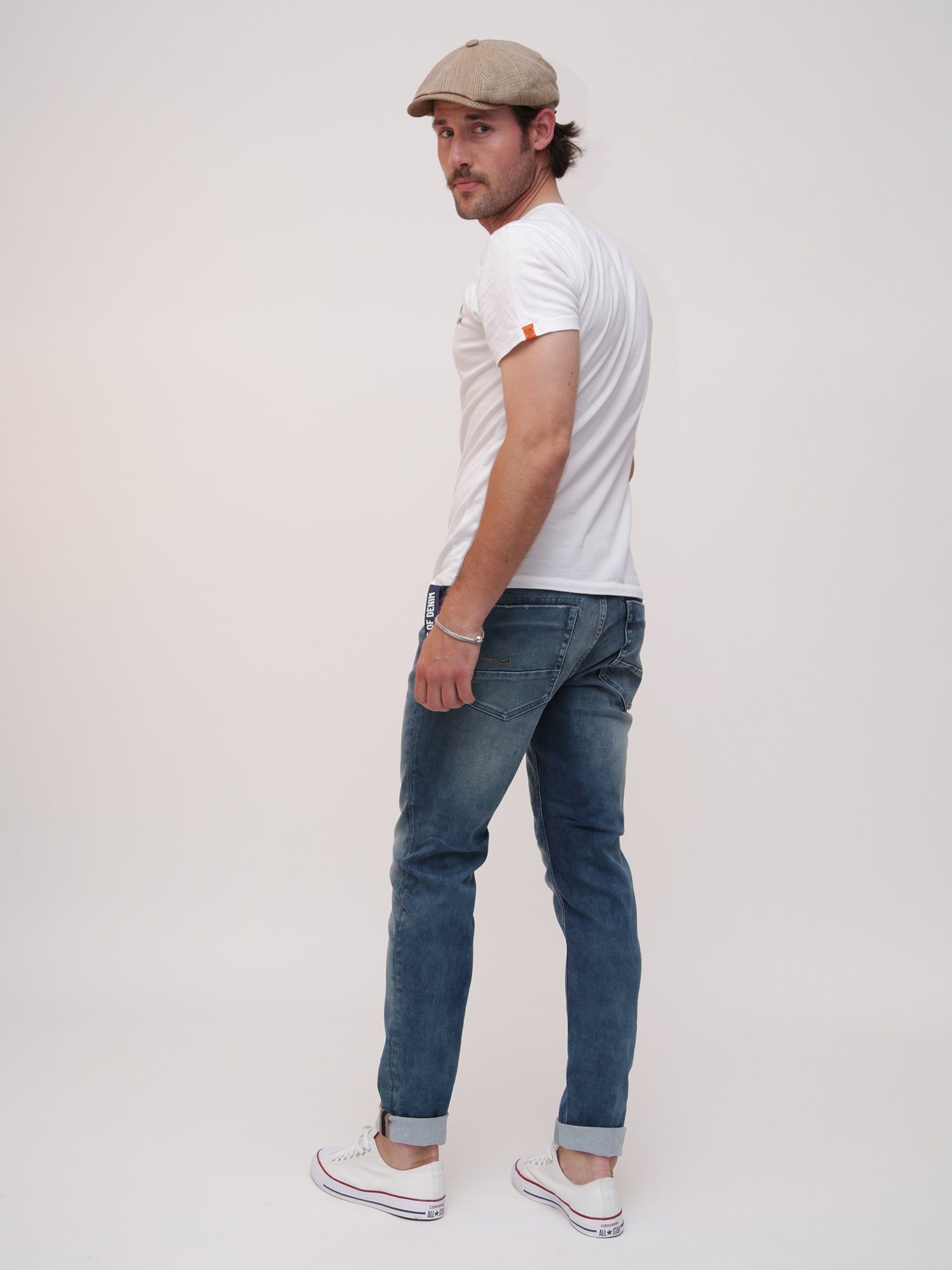 Miracle of Sparrow Marcel Denim BLue Slim-fit-Jeans 5-Pocket-Style Jogg