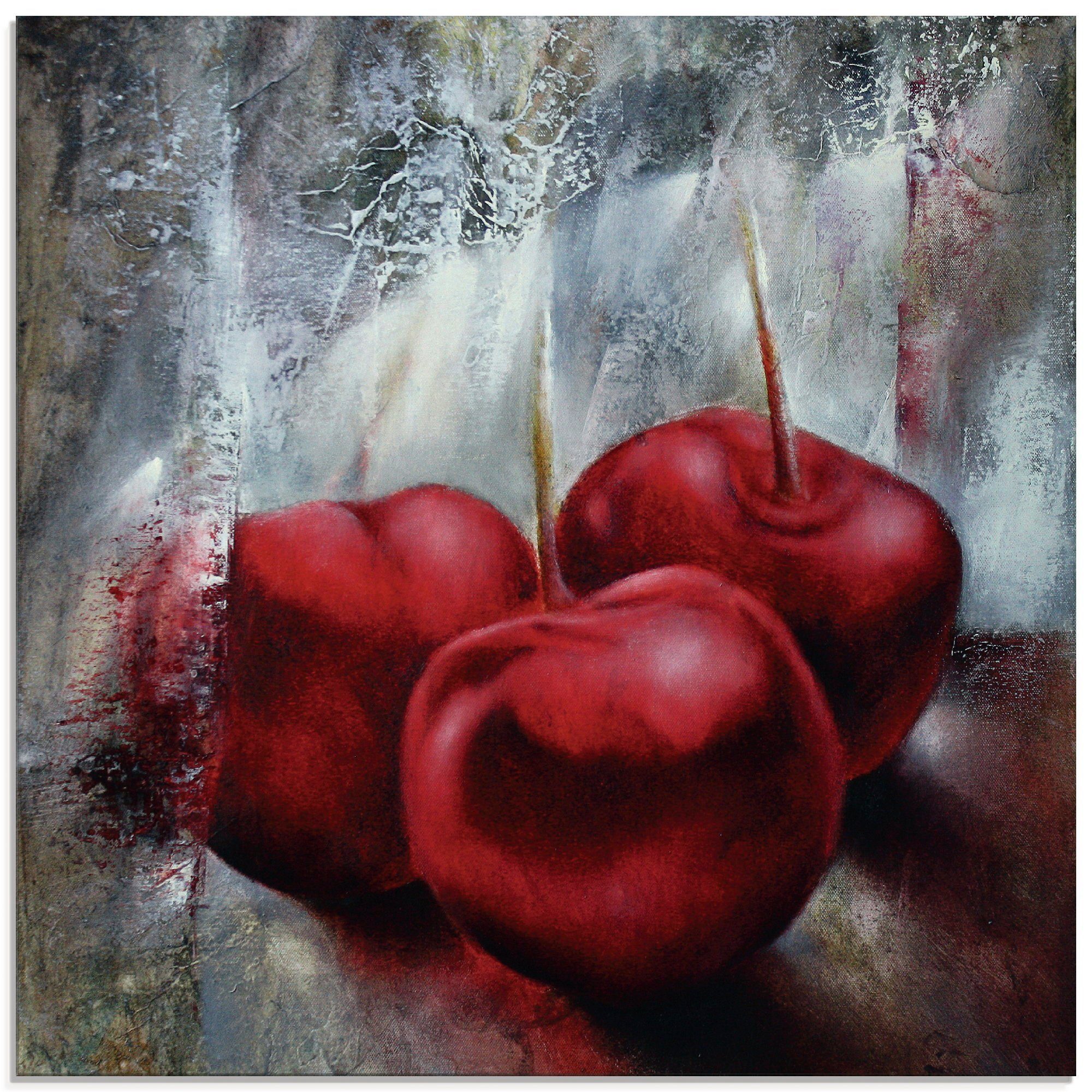 Artland Glasbild Kirschen, Speisen (1 St), in verschiedenen Größen