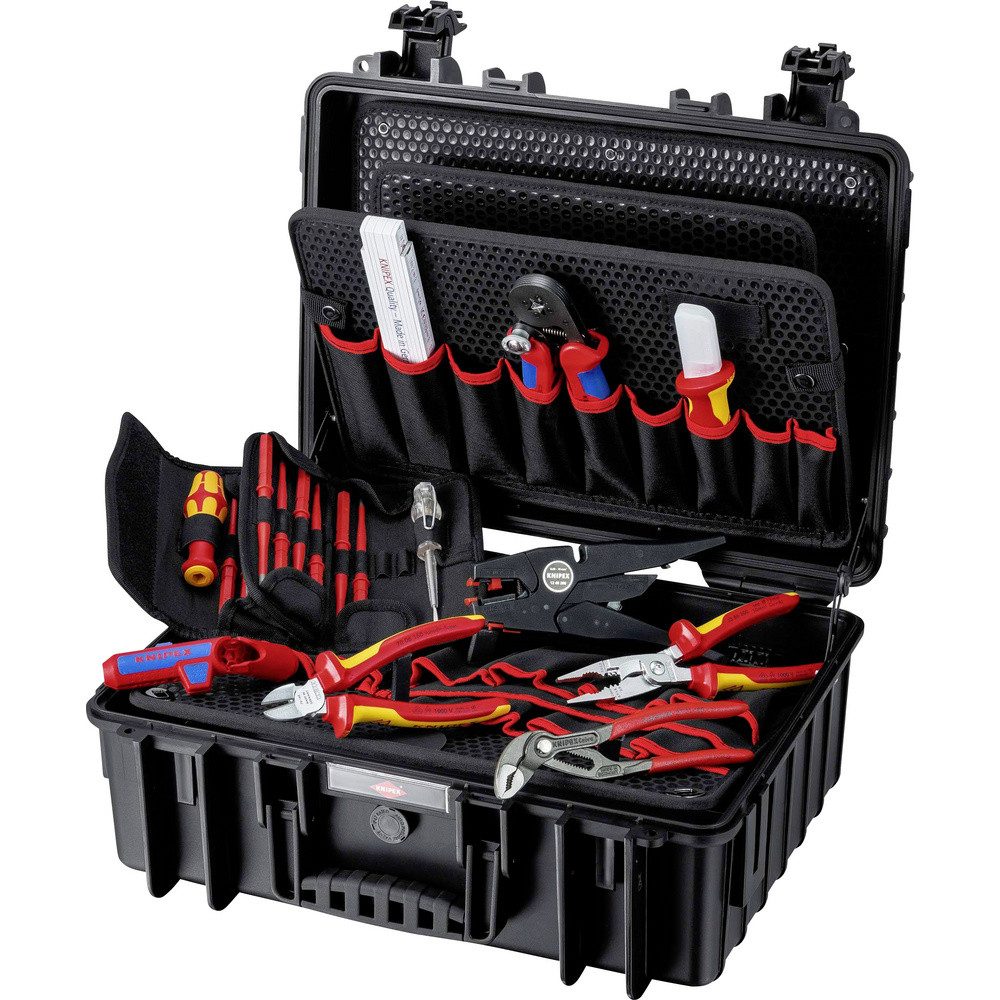 Knipex Werkzeugkoffer Knipex 00 21 35 Werkzeugkoffer bestückt 25teilig (L x B x H) 437 x 3