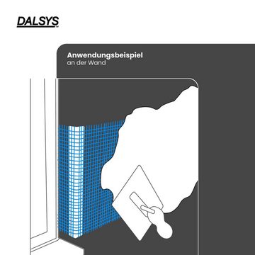 Dalsys Glasfasergewebe, (Armierungsgewebe universal 105 g/m² Glasfasergewebe, 1-St), Innenputz und Außenputz, Verhindert Risse in der Putzschicht