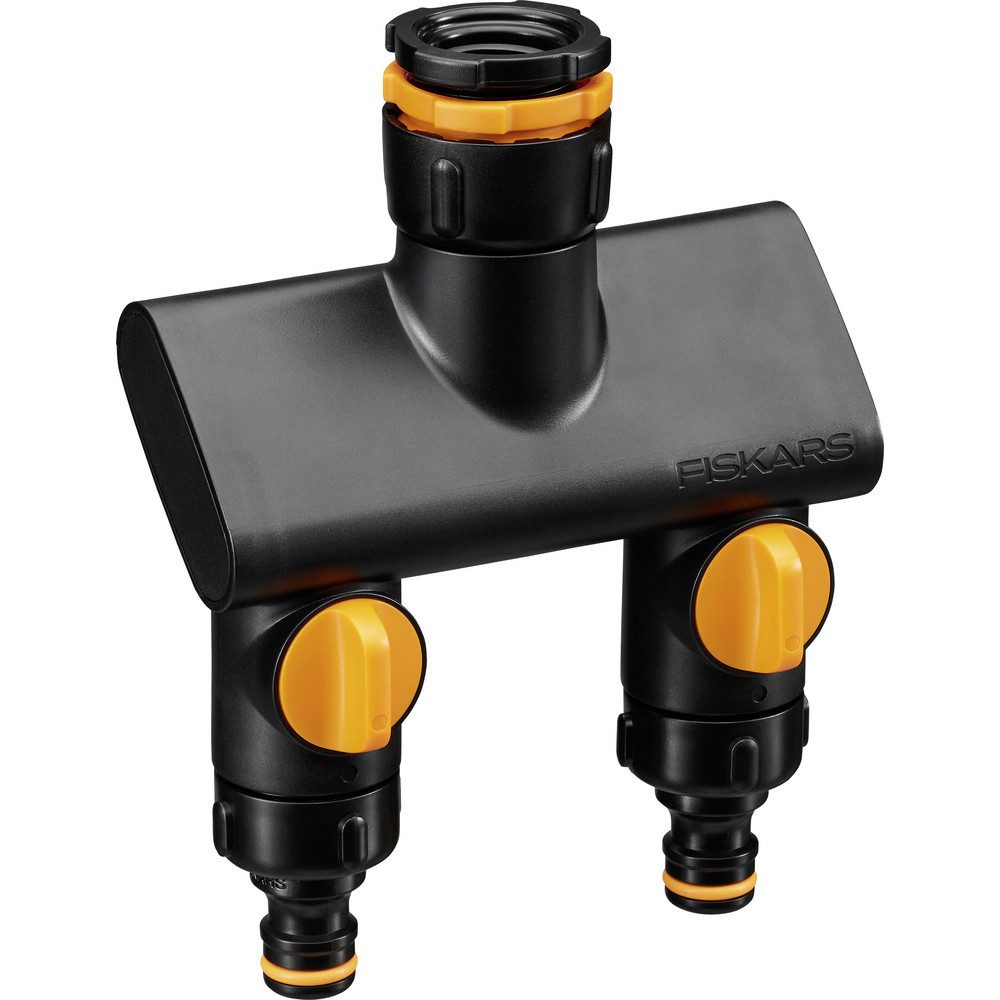 Fontänenaufsatz Fiskars 1070577 Comfort 2-Wege-Verteiler mit Regulierventil