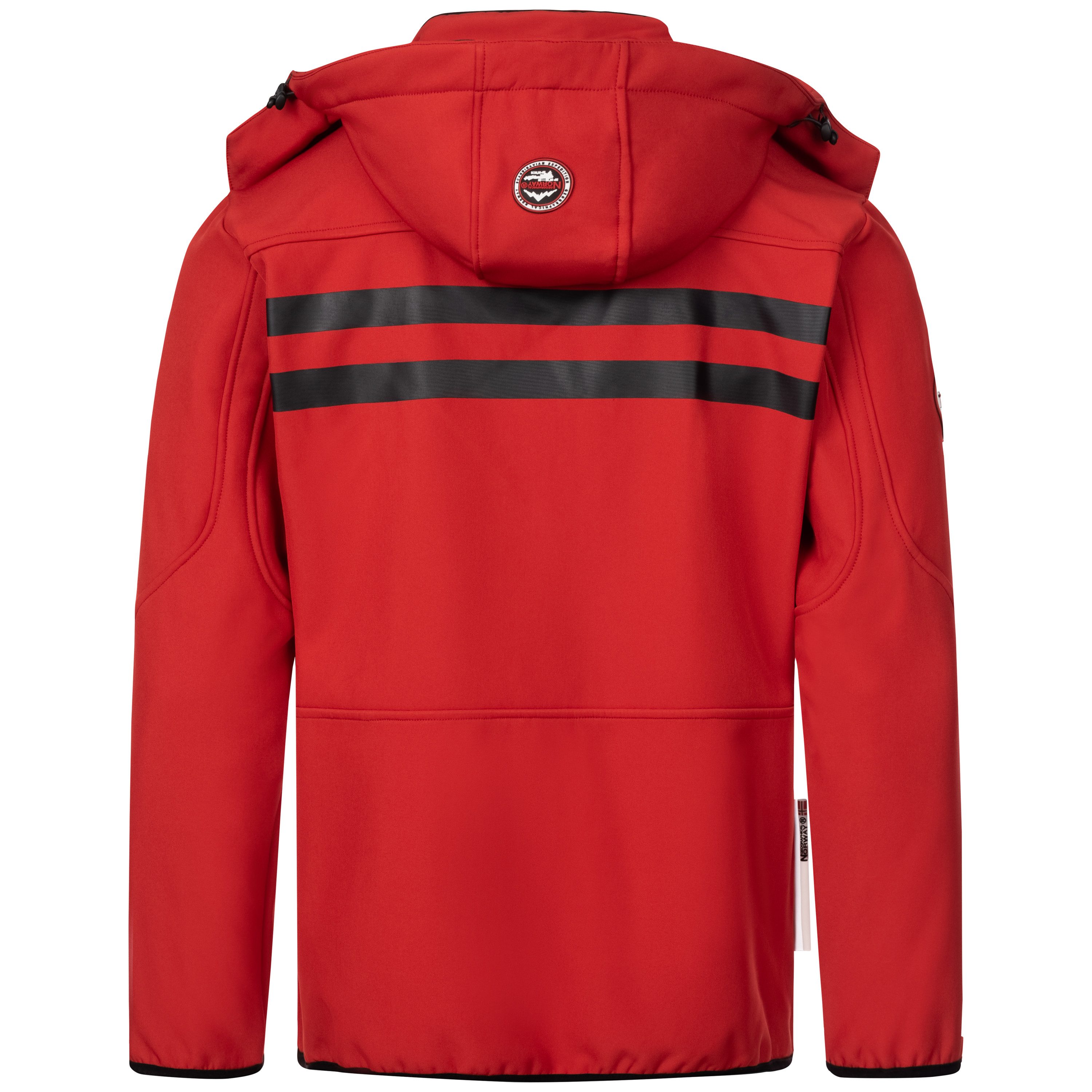 Geographical Norway Softshelljacke Herren Damen Übergangsjacke Wind Wasser Abweisend Jacke Frühling Elastisches Material, Bewegungsfreundlich, Leichtes Material