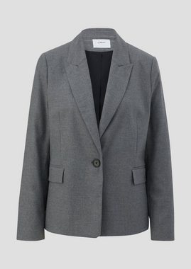 s.Oliver BLACK LABEL Jackenblazer Blazer aus Viskosestretch