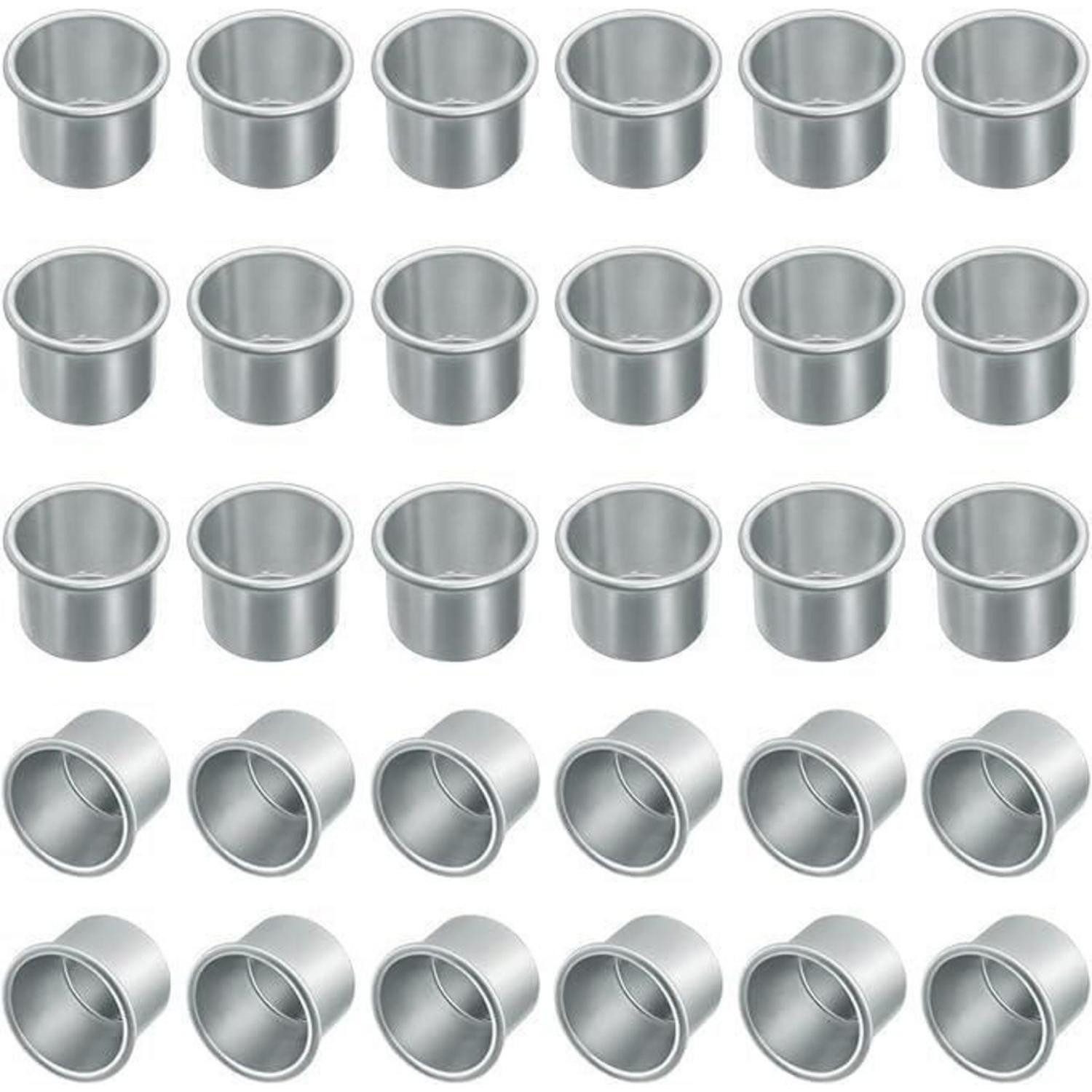 LuxusKollektion Kerzentülle Stabkerzenhalter Metall Silber 30 Stück (30 St)