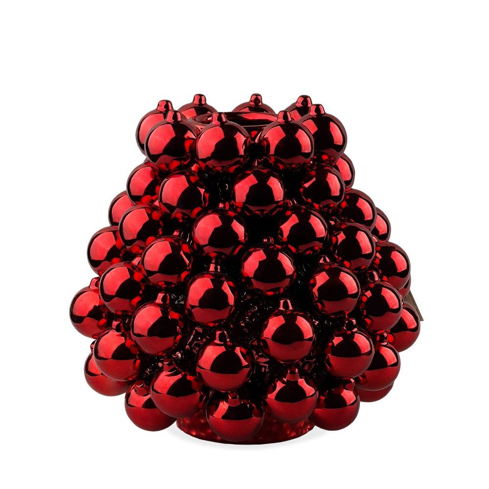 Cor Mulder Tischvase Cor Mulder Terracotta-Vase "Balls", 24cm, rot, 71145