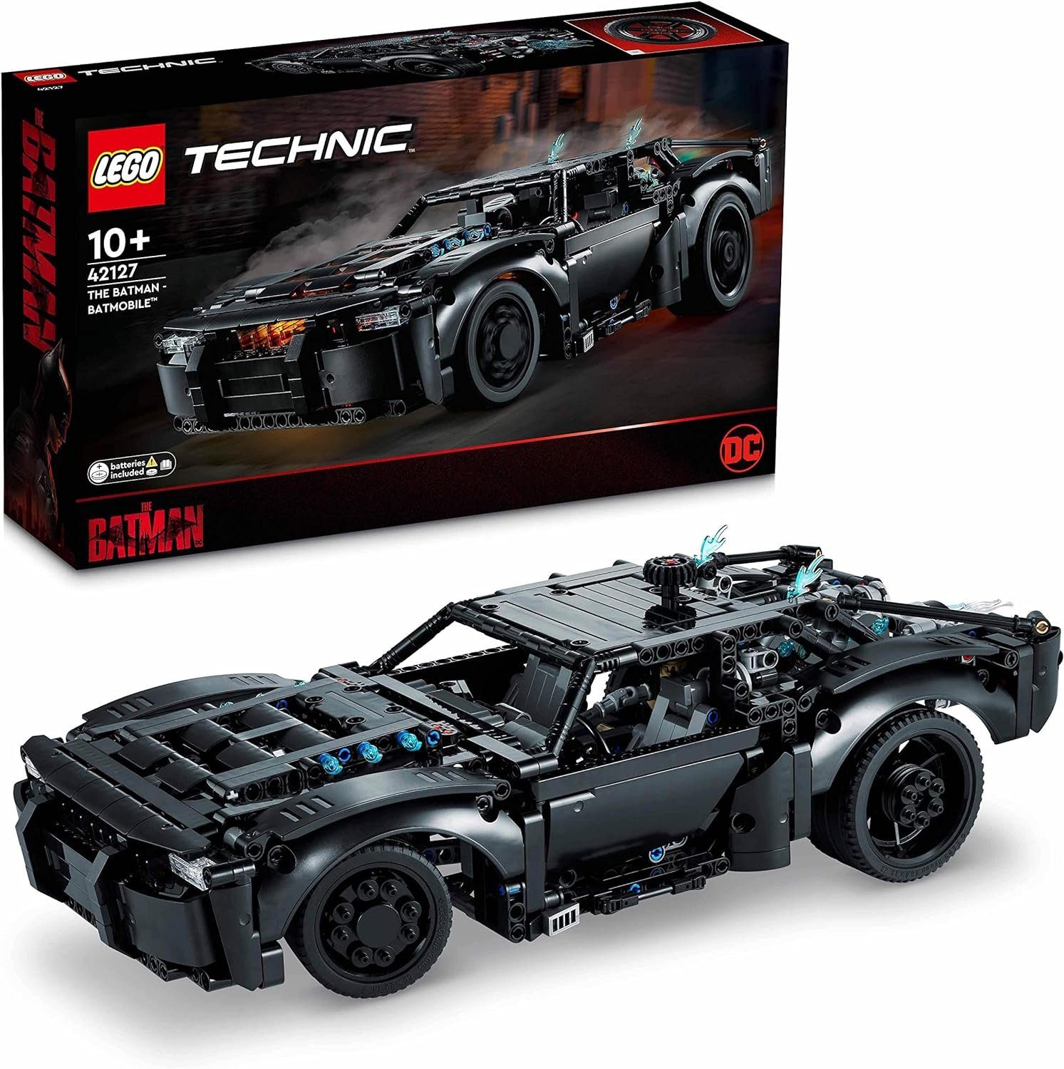 LEGO® Technic - Batmans Batmobil Modellauto Batmobile (42127) Konstruktions-Spielset, (1360 St)