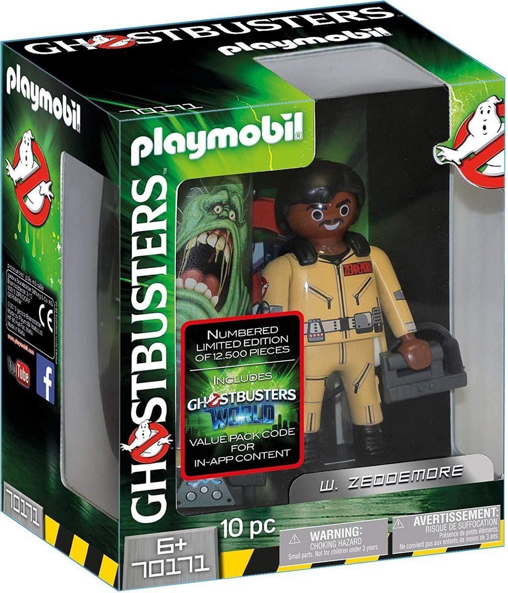 Spielfigur Zeddemore - Playmobil® 70171 - Zubehör, PLAYMOBIL® Sammelfigur Ghostbusters W. mit