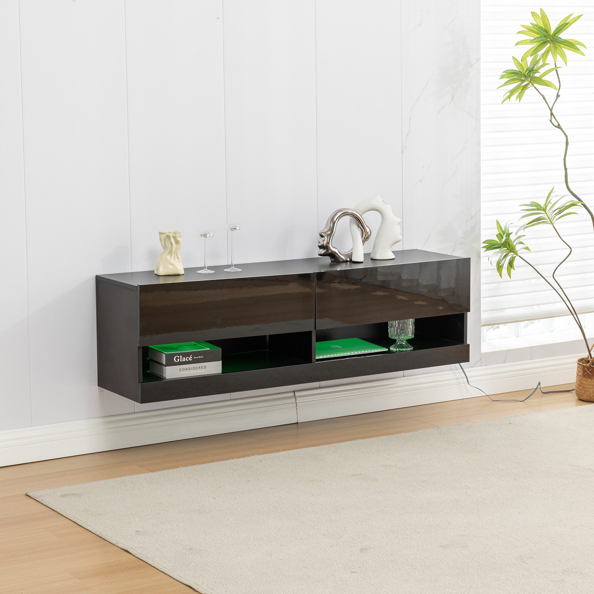 Thanaddo TV-Bank TV Lowboard mit LED günstig online kaufen