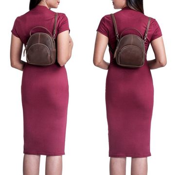 STILORD Cityrucksack "Polina" Frauen Mini Daypack Leder