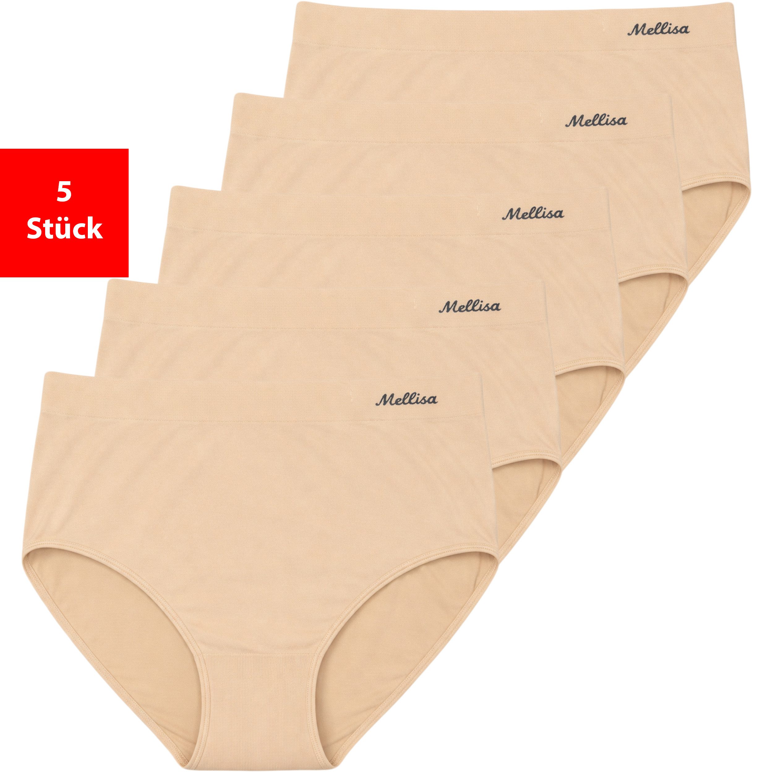 Fashionschmiede Taillenslip Damen Slips 5er-10er Pack Pantys Unterwäsche Microfaser elastisch (Spar-Set, 5-St., 5er-Pack) Bequeme Damen Slips & Pantys aus Mikrofaser mit elastischem Sitz