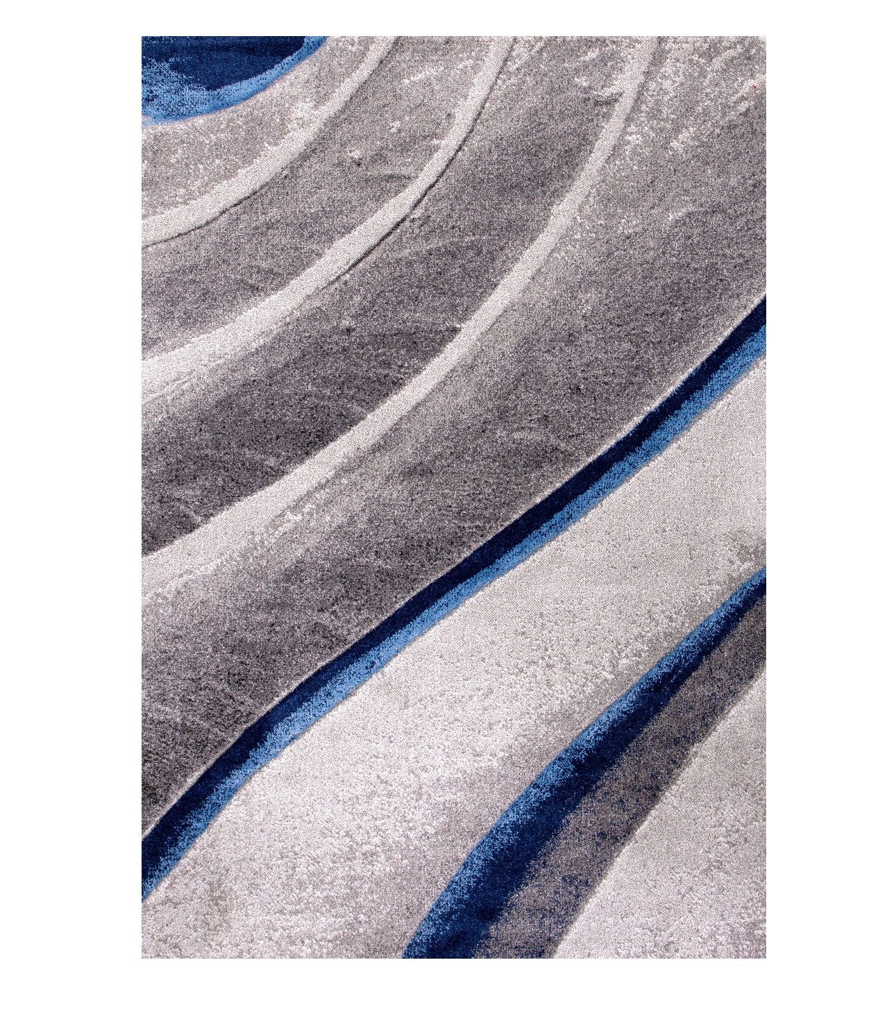Vimoda Teppich Teppich Wohnzimmer Designer & Modern Wellen Motiv in 4 Farbe günstig online kaufen