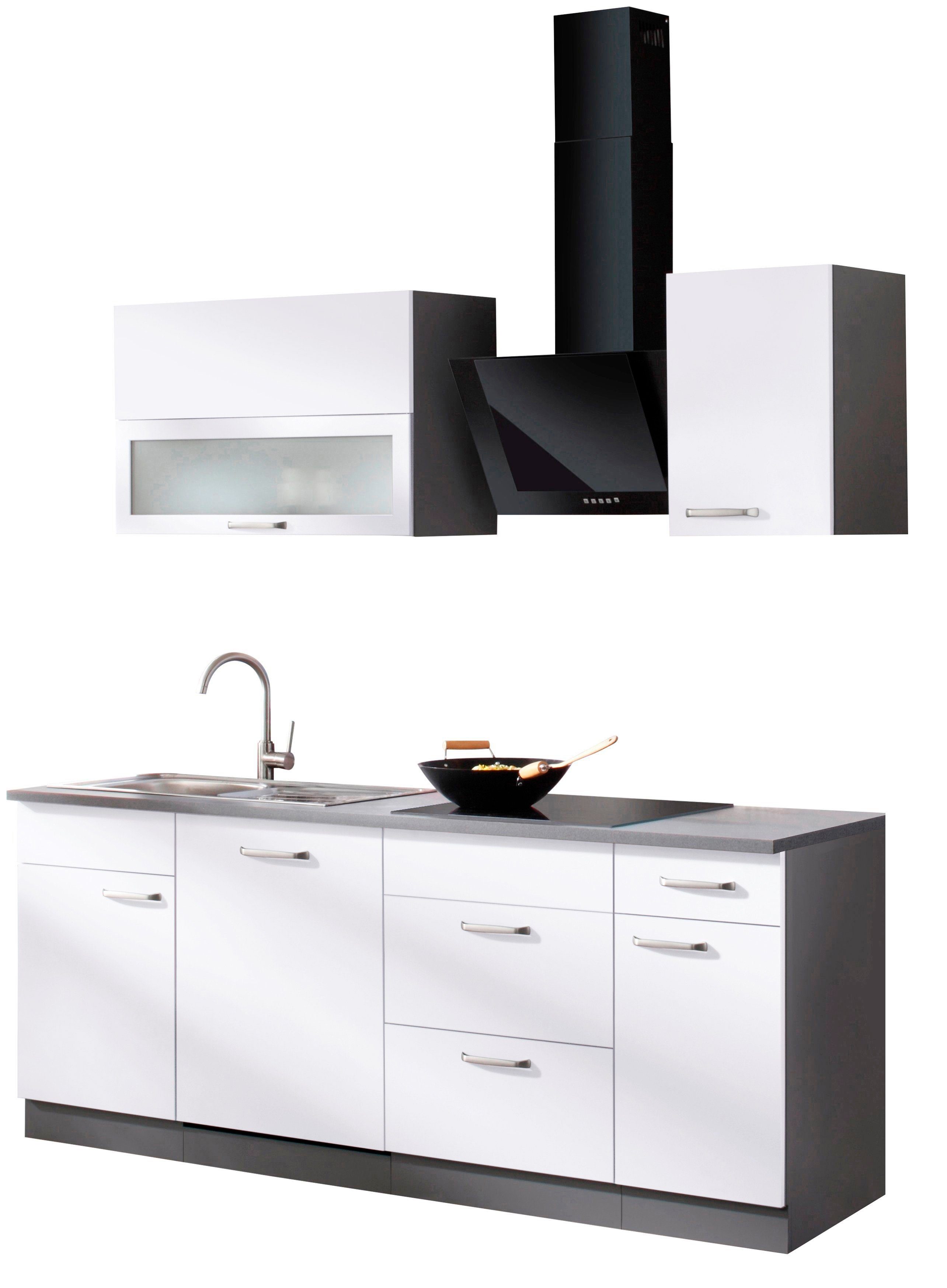 wiho Küchen Küchenzeile »Michigan«, Breite 210 cm | OTTO