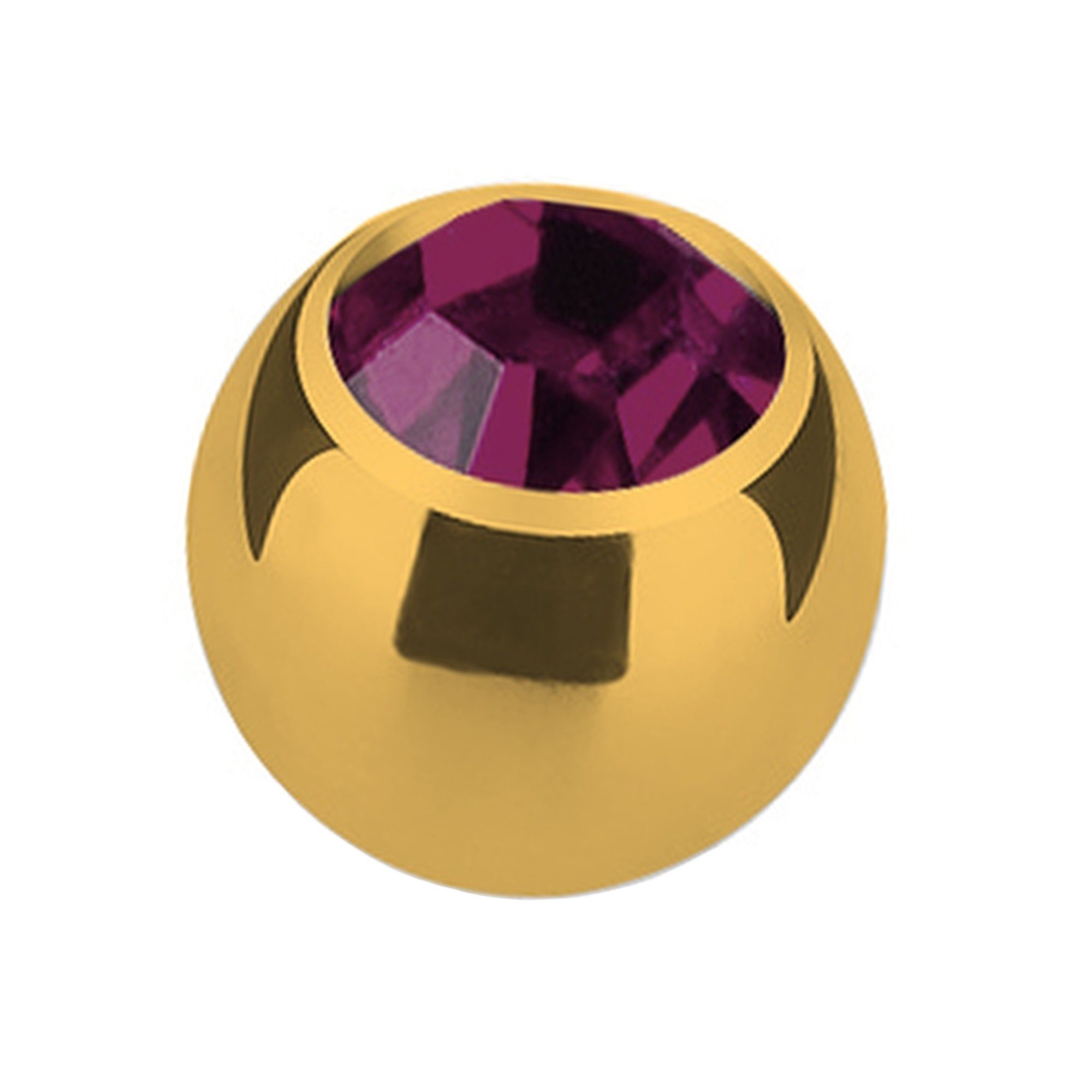 Taffstyle Piercing-Set Piercing Ersatz Schraubkugel Gold günstig online kaufen