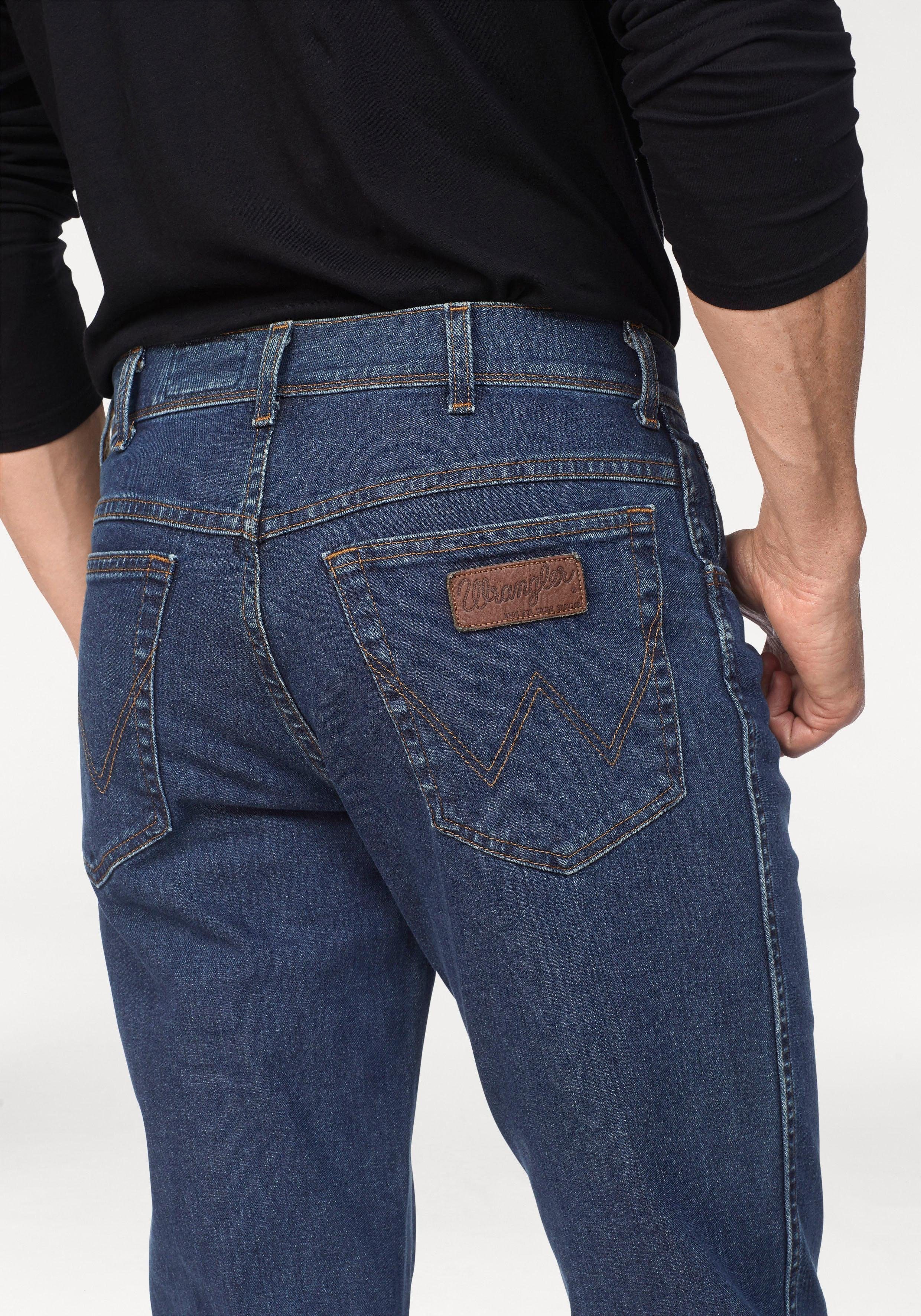 Texas dark-stone Wrangler Gerade Jeans
