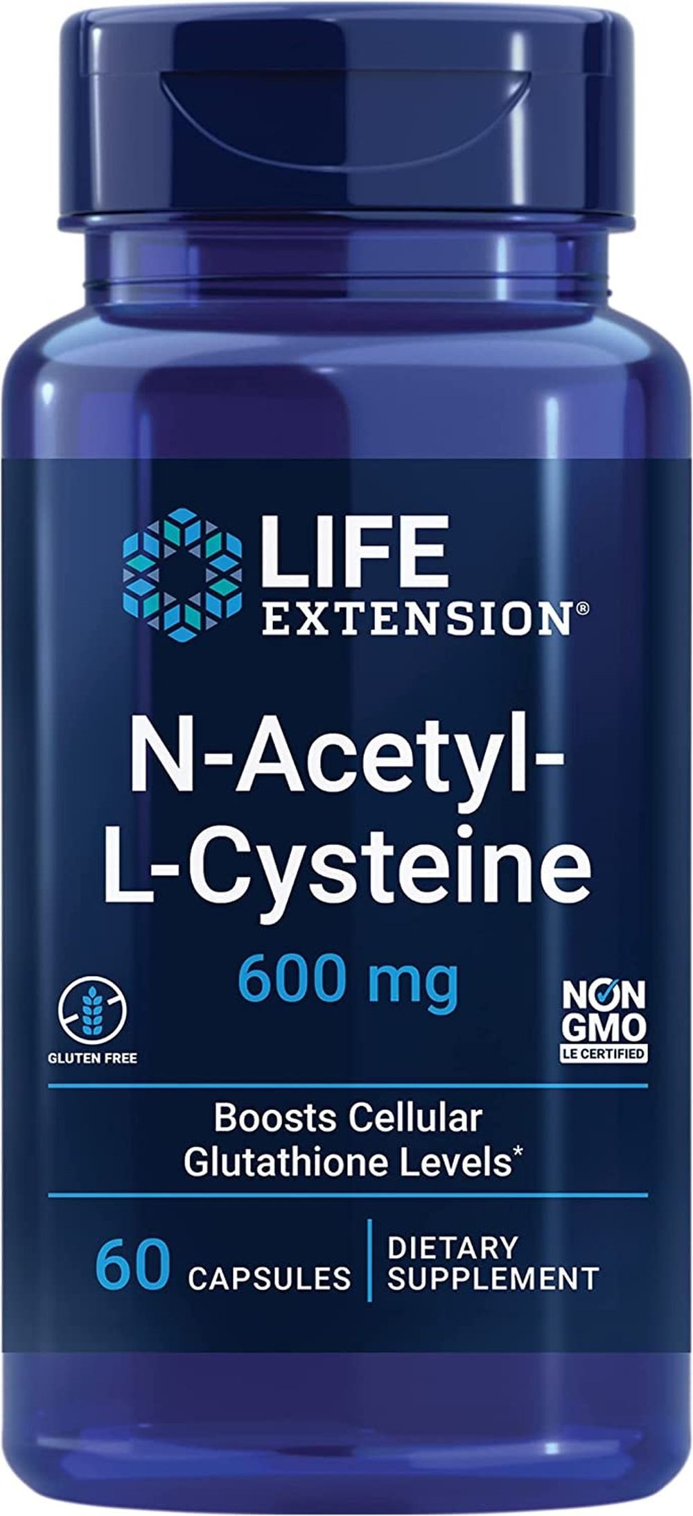 Life Extension Life Extension N-Acetyl-L-Cysteine 600 mg – 60 Kapseln Kapseln