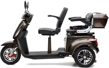 ECONELO Elektromobil Seniorenmobil BILLY 2.0, 1000 W, 25 km/h, (mit Topcase)