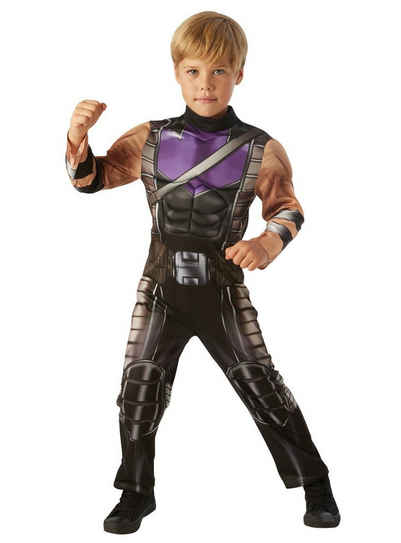 Rubie´s Kostüm Avengers Assemble Hawkeye Kostüm für Kinder, Der zielsichere Superheld im Avengers Assemble-Look